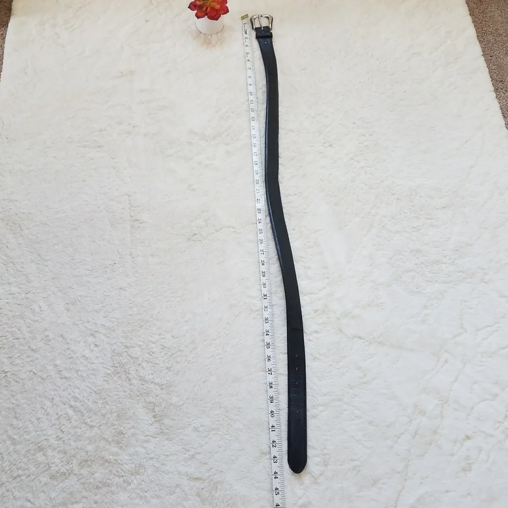 Tony Lama Black Leather Belt